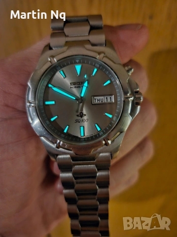 Seiko Kinetc SQ100, снимка 4 - Мъжки - 54911529