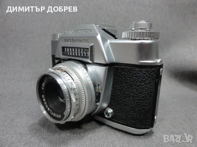 СТАР РЕТРО ЛЕНТОВ SLR ФОТОАПАРАТ VOIGTLANDER BESSAMATIC GERMANY, снимка 2 - Антикварни и старинни предмети - 55531360