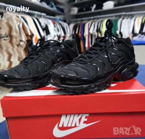 Nike Air Max Plus Нови Черни Мъжки Маратонки 40-44 Номер 