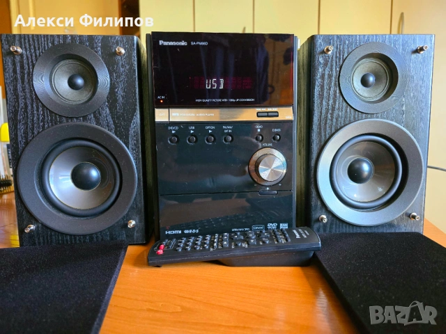 Микро DVD система Panasonic SC-PM86D 160W /USB/AUX/RDS/D-Bass/HDMI