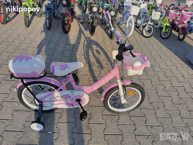 X Детски велосипед 16" 1602 розов, снимка 3 - Велосипеди - 54395396
