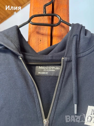 Marco Polo  тъмно синьо горнище S, снимка 2 - Спортни дрехи, екипи - 54255501