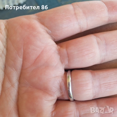 Сребърен пръстен , снимка 3 - Пръстени - 55032823
