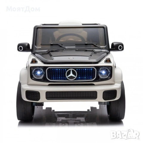 Акумулаторен джип Mercedes EQG Electric G-Class 12V с отварящи се врати меки гуми 4x4, снимка 2 - Детски велосипеди, триколки и коли - 55269454