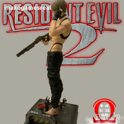 Екшън фигура Resident Evil 2 - Leon S. Kennedy, снимка 3 - Аксесоари - 54240844
