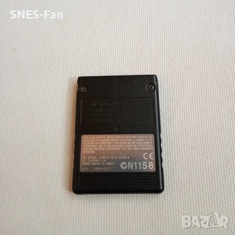 Оригинална PlayStation 2 Memory Card, снимка 2 - Аксесоари - 54321796