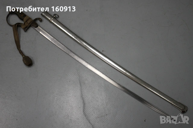 Парадна българска сабя Фердинанд1 "С НАМИ БОГЪ" М1905., снимка 2 - Антикварни и старинни предмети - 54963149