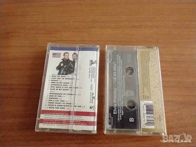 Оригинални аудио касети – Elvis Presley & Modern Talking (лицензни, отлично състояние) , снимка 2 - Аудио касети - 54242876