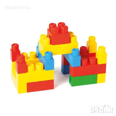 Wader Builder Blocks / Конструктор с едри елементи 45 части, снимка 5 - Конструктори - 55175760