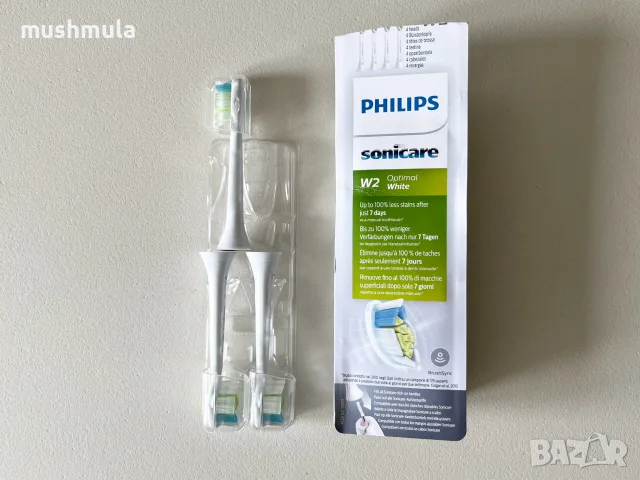 3 бр. накрайници Philips Sonicare W2 Optimal White