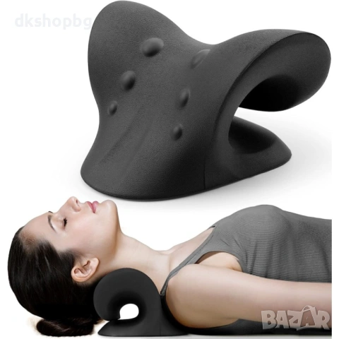 4645 Професионален коректор за цервикална опора с C-дизайн – Терапия за врата и раменете, снимка 6 - Масажори - 54445267