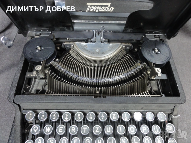 СТАРА РЕТРО ПРЕНОСИМА ПИШЕЩА МАШИНА TORPEDO 18, снимка 2 - Антикварни и старинни предмети - 54562206