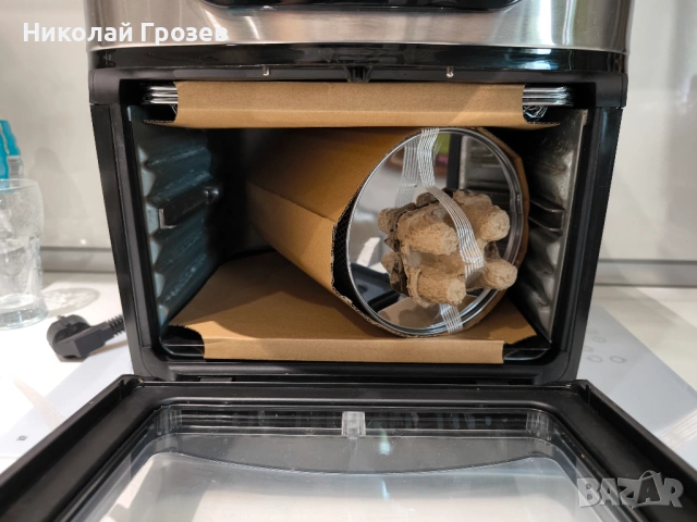 Уред за готвене с горещ въздух и фурна Princess DeLuxe AirFryer Oven 11L , снимка 4 - Печки, фурни - 54948292
