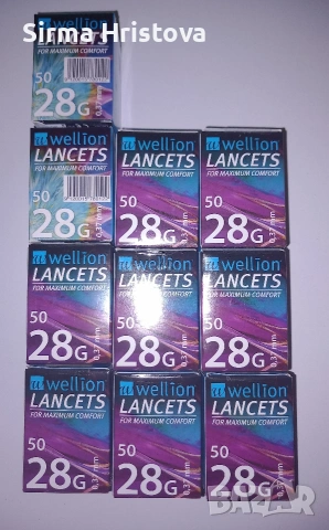 Wellion Lancets Ланцети за кръвна захар 0.37 мм х50 бр