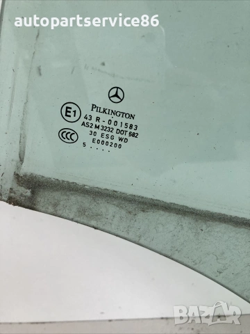 Стъкло за задна лява врата за Mercedes A-Class W169 A180 (2008), снимка 2 - Части - 55157701