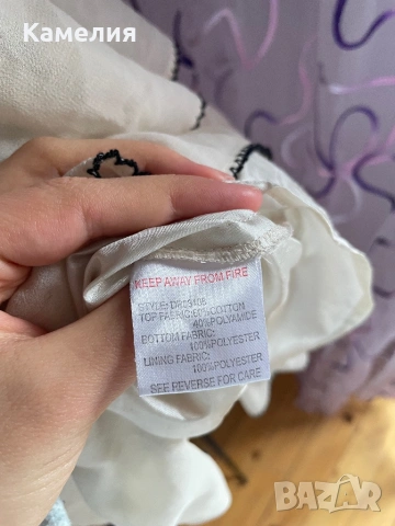 Рокля без презрамки, снимка 3 - Рокли - 53949486