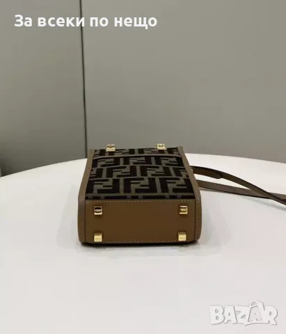 Fendi Дамска Луксозна Чанта С Къса И Дълга Дръжка Естествена Кожа Код ch55, снимка 2 - Чанти - 55418908