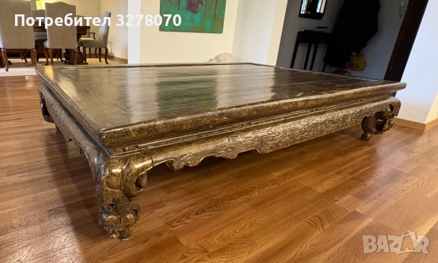 Антична китайска масичка за кафе, снимка 5 - Антикварни и старинни предмети - 54087346