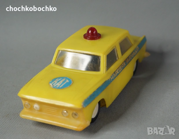Соц БГ Играчка Количка Москвич Народна Милиция КАТ, снимка 2 - Колекции - 55262024
