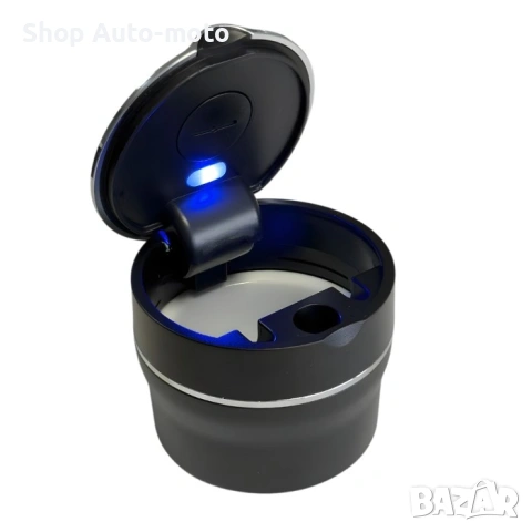 Пепелник за автомобил-LED осветление, 7x8см и 9x8см, снимка 5 - Аксесоари и консумативи - 54089583