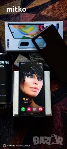 SAMSUNG GALAXY A71-Перфектно състояние.Пълен комплект , снимка 3 - Samsung - 55597414