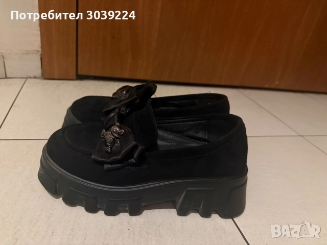 Дамски лоуфъри велур, снимка 2 - Дамски ежедневни обувки - 54584819