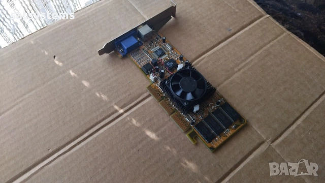Видео карта NVidia GeForce 2 MX400 Prolink Pixelview MVGA-NVG11AM 64MB SDR 128bit AGP, снимка 4 - Видеокарти - 54258770