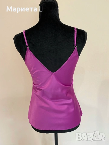 Сатениран потник на ZARA, снимка 2 - Потници - 55225451