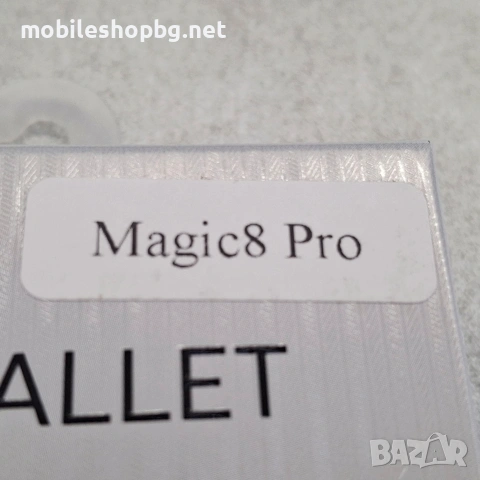 Honor Magic 8 Pro калъф страничен с прегради и закопчаване черен , снимка 5 - Калъфи, кейсове - 54972092