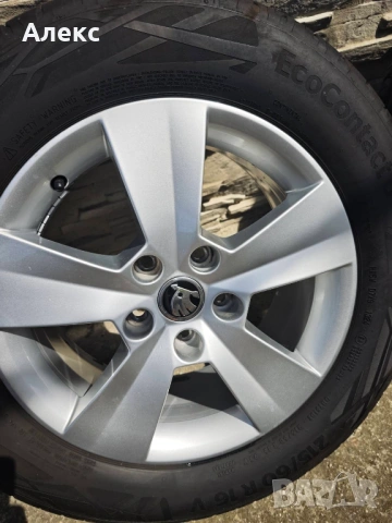 Като нови джанти 5x112 R16 6,5J 57.1 , снимка 3 - Гуми и джанти - 54375506
