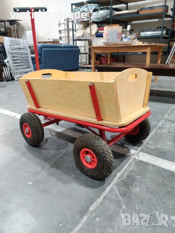 Bollerwagen - традиционна разглобяема немска ръчна количка, снимка 3 - Антикварни и старинни предмети - 54483959