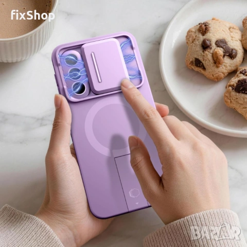 TECH-PROTECT KEVLAR AURA MAGSAFE GALAXY A57 VIOLET, снимка 8 - Калъфи, кейсове - 54887517