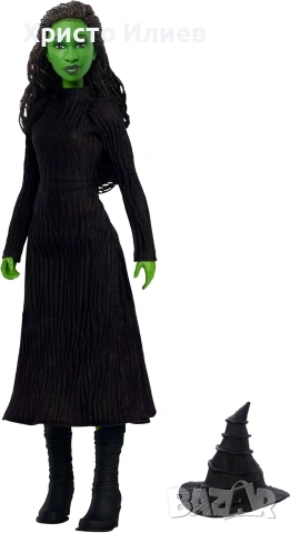 Wicked Пееща кукла Елфаба Elphaba, снимка 2 - Кукли - 55153113