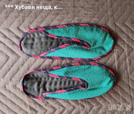 💥ИзГоДнО 💥Дамски чехли 4 вида - черни , с апликация, кожени, шити и везани чехли., снимка 16 - Чехли - 41379044