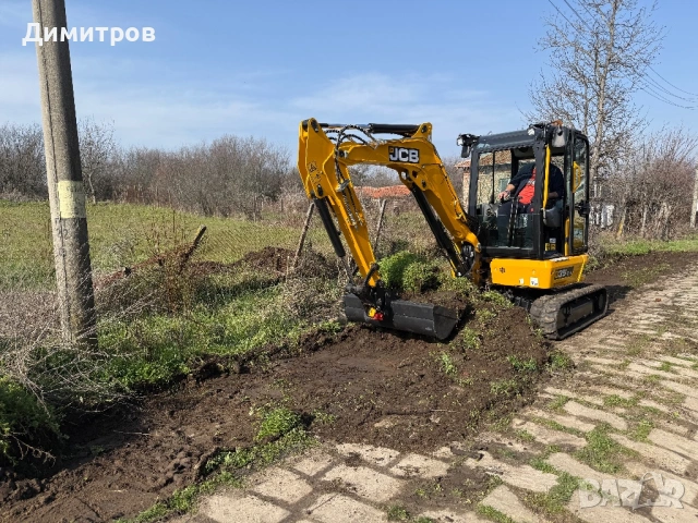Услуги с мини багер 3.5 т, снимка 4 - Кърти, чисти, извозва - 54590528