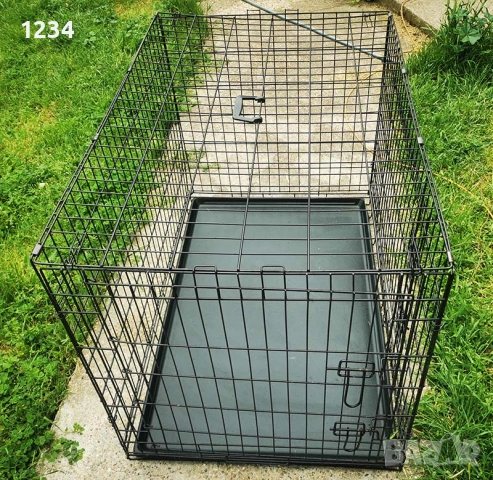 голяма метална клетка за куче 106x71x76см за транспорт и стационар , снимка 3 - За кучета - 55257628