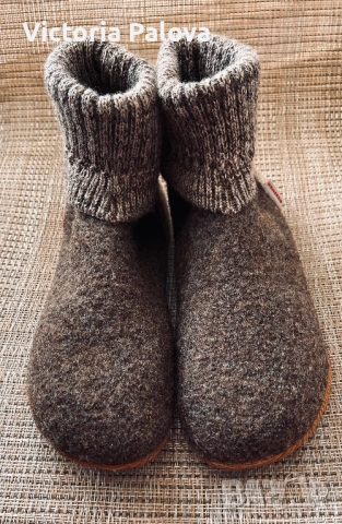 Вълнен уют от Австрия - боти-пантофи Giesswein Wildpoldsried - Размер 37 , снимка 3 - Пантофи - 54001249