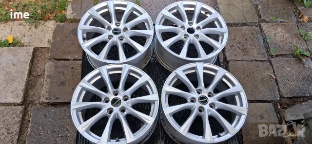 4бр ляти джанти 7.5J17 ЕТ48. Borbet. 5x112. Стават на Audi, Golf, Touran, Passat и др. Среден....