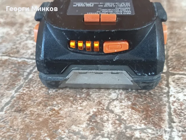 Батерия AEG 14,4 li on, снимка 5 - Винтоверти - 55499250