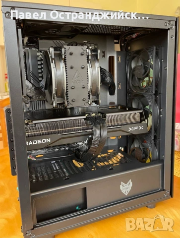 Kомпютърна кутия FSP CMT340 ARGB + 5x Arctic P12 вентилатори, снимка 2 - Други - 54569068