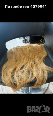 Естествени екстеншьни 100г / 53СМ - пльтни, меки, цвят рус, снимка 4 - Аксесоари за коса - 54112965