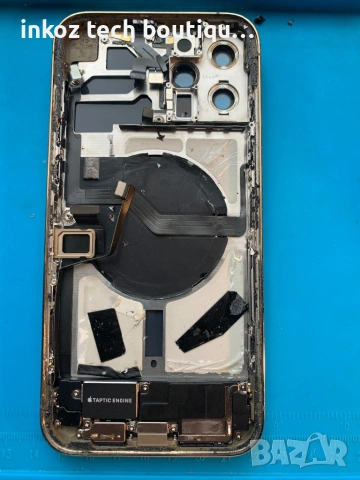 Оригинален корпус капак за iPhone 12 pro max златен, снимка 2 - Резервни части за телефони - 54687991