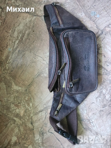 мъжка кожена чанта , снимка 2 - Чанти - 54317717