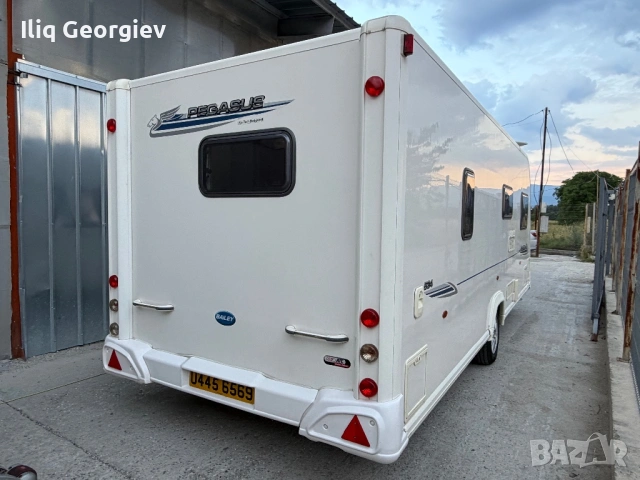 Каравана Bailey Pegasus-Alu-Tech-Bodyshell-Френска спалня/Mover/Форселт/Като нова , снимка 3 - Каравани и кемпери - 54828010
