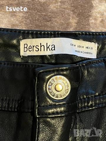Кожен панталон Bershka , снимка 3 - Панталони - 54168255