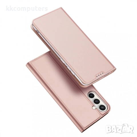 DUX DUCIS Samsung Galaxy S26 FE Калъф - Кожен, Стойка, Картодържател, 3 цвята, снимка 3 - Резервни части за телефони - 55045121