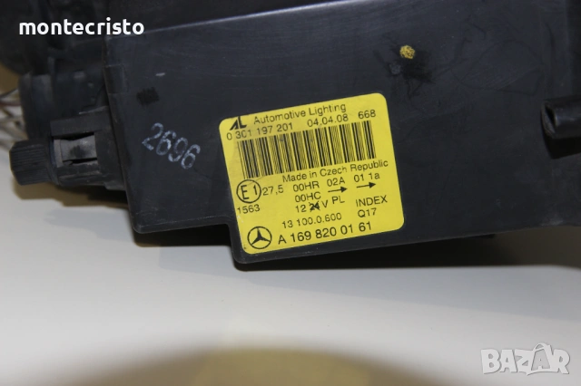 Ляв фар Mercedes A-class W169 (2004-2008г.) A1698200161 / A 169 820 01 61, снимка 6 - Части - 54153732