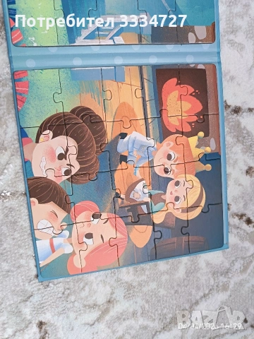 магнитна книжка с пъзел елементи , снимка 4 - Игри и пъзели - 54369702