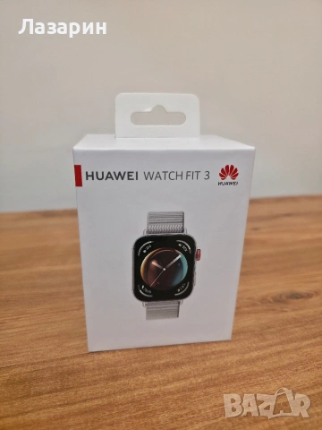 Смарт часовник HUAWEI WATCH FIT 3 SLO-B19 GREY Grey Nylon Strap 43.2 MM, GPS, ПУЛСОМЕР, SPO2