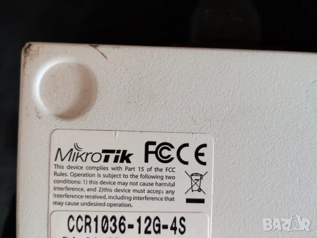 Mikrotik Cloud Core Router CCR1036-12G-4S, снимка 6 - Рутери - 55580389